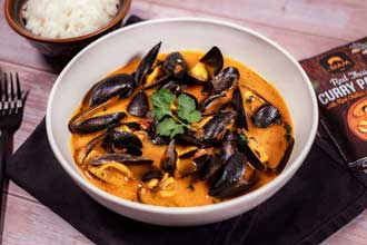 Thai Red Curry Mussels &ndash; deSIAMCuisine (Thailand) Co Ltd