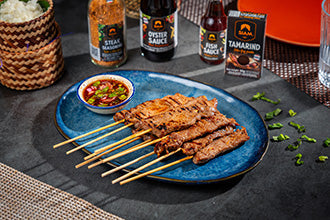 Tamarind-Lime Beef Skewers